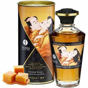 Shunga - Verwarmende Olie - Om Van Het Lichaam Te Likken - Caramel Kisses