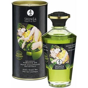 Shunga - Aphrodisiac Verwarmende Olie Groene Thee 100 Ml