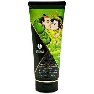 Shunga - Massage Crème - Pear & Exotic Green Tea