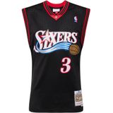 Mitchell & Ness - Allen Iverson NBA Jersey 76ers - Zwart - Katoen