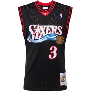 Mitchell & Ness - Allen Iverson NBA Jersey 76ers - Zwart - Katoen