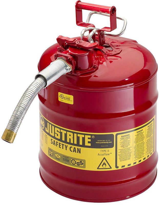 Veiligheidskan - Rood - Plaatstaal - Inhoud 19 l