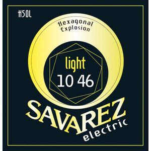 Savarez Snaren voor elektrische gitaar hexagonaal explosie nikkel licht H50L