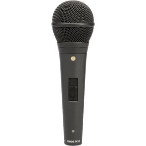 RØDE M1-S Dynamisches Mikrofon für Live-Auftritte mit Nierencharakteristik und verriegelbarem Schalter für Live-Gesang und Musikproduktion