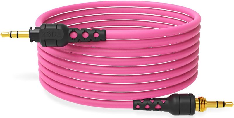 RØDE - NTH-Kabel24 Hoofdtelefoonkabel - Roze - 2.4m - 3,5 mm Aansluiting