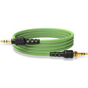 RØDE NTH-Cable voor NTH-100 Hoofdtelefoon, 1,2m / 4ft Lang, 3,5mm Mannelijk naar Mannelijk Hoogwaardige Audiokabel Met ¼-inch Adapter Inbegrepen (Groen)
