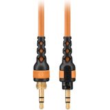 RØDE NTH-Cable voor NTH-100 Hoofdtelefoon, 1,2m / 4ft Lang, 3,5mm Mannelijk naar Mannelijk Hoogwaardige Audiokabel Met ¼-inch Adapter Inbegrepen (Oranje)