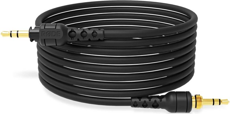 RØDE NTH-Kabel24 Hoofdtelefoonkabel - Zwart - 2.4m - 3,5 mm Aansluiting