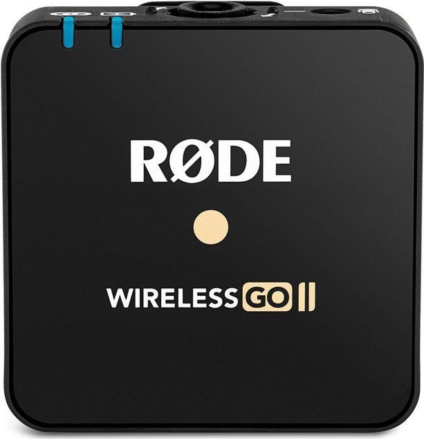 RØDE Wireless GO II TX Ultra-compacte Draadloze Zender met Ingebouwde Microfoon, On-board Opname en tot 200m Bereik voor Filmproductie, Interviews en Content Creatie (Alleen Zender)