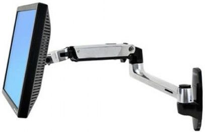 Ergotron LX Monitorarm Wandhalterung für einen Monitor bis 81,28 cm 32 Zoll Aluminium
