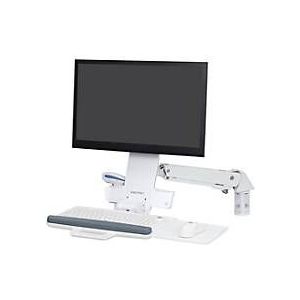 Ergotron - Styleview Zit-Sta Combo Arm - Monitorsteun - Wit - Muurbevestiging - 24 inch