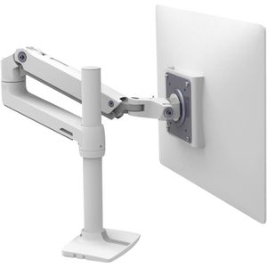 Ergotron LX Desk Mount Monitor Arm, Tall Pole - Desktopmontage voor Monitor - Aluminium, Staal - Wit - Schermgrootte: tot 32 inch 45-537-216