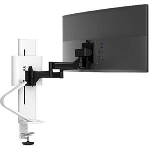 Ergotron TRACE™ Monitor-tafelbeugel 1-voudig 35,6 cm (14) - 96,5 cm (38) Wit Draaibaar, In hoogte verstelbaar, Kantelbaar, Zwenkbaar