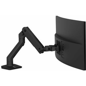 Ergotron HX Arm Desk Mount Monitor-tafelbeugel 1-voudig 38,1 cm (15) - 124,5 cm (49) Zwart Draaibaar, In hoogte verstelbaar, Kantelbaar, Zwenkbaar