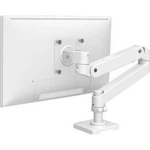 Ergotron – Opgewaardeerde LX Pro Premium Monitorarm, Single Monitor Desk Mount – geschikt voor platte gebogen ultrabrede computermonitoren tot 34 inch, 4 tot 22 lbs, VESA 75x75mm of 100x100mm - Wit