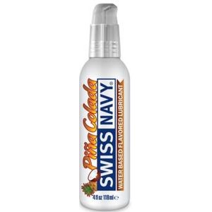 SWISS NAVY - Pina colada smaak glijmiddel - Eetbaar: geen parabenen & suiker - Stimuleert zintuigen & smaakpapillen - Niet-plakkerige formule - 118ml