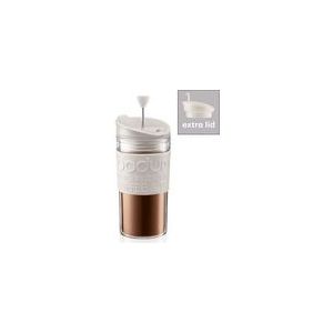 Cafetière Bodum Travel Press 0.35L Crème met Extra Lid