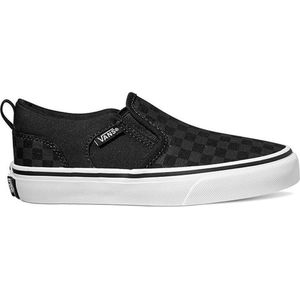 Vans - Asher - Sneakers - Zwart Checker - 32 EU