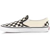 vans classic slip on checkboard schoenen zwart  wit