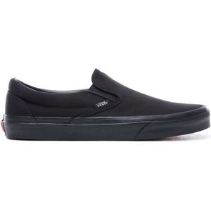 Sneakers Classic Slip-On VANS. Leer materiaal. Maten 37. Zwart kleur