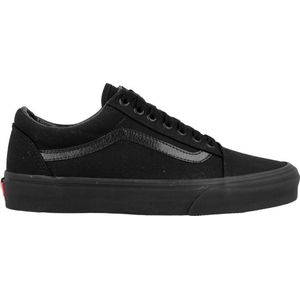 Vans - Old Skool - Sneakers - Zwart - Leer - Profielzolen