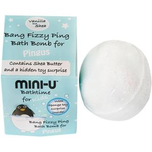 Mini-U Bang Fizzy Pink bath bomb white 50g