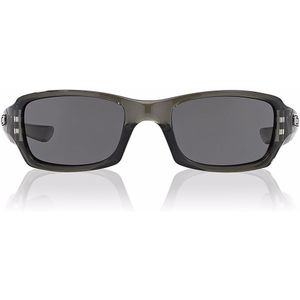 Oakley Fives Squared Polarized Sunglasses Zwart Warm Grey/CAT3 Man