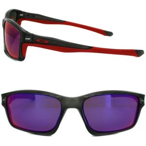 Oakley zonnebril kettinglink 9247-10 Grijze rook 00 rood iridium gepolariseerd | Sunglasses