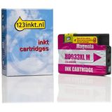 123inkt - HP 933XL Vervangende Inktcartridge - Magenta - Hoge Capaciteit - Inhoud 14ml