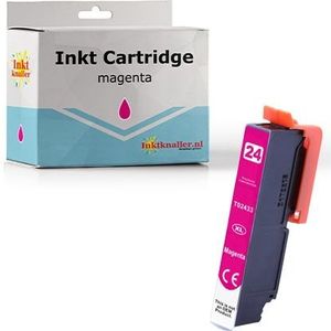 PrintAbout huismerk Inktcartridge 24XL (C13T24334012) Magenta Hoge capaciteit Geschikt voor Epson