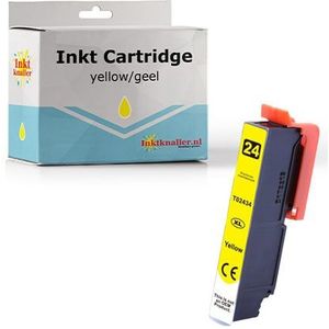 Huismerk Epson T2434 -24XL inktcartridge HC geel