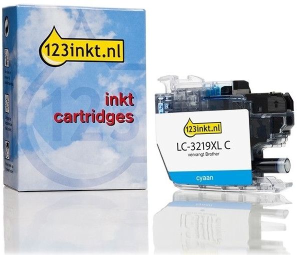 123inkt - LC-3219XL C - Inktcartridge - Cyaan - Hoge Capaciteit - Inhoud 18ml