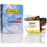123inkt - LC-3219XL Y - Inktcartridge - Geel - Hoge Capaciteit 18ml