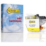 123inkt - LC-3213Y - Inktcartridge - Geel - Hoge Capaciteit - Inhoud 6ml