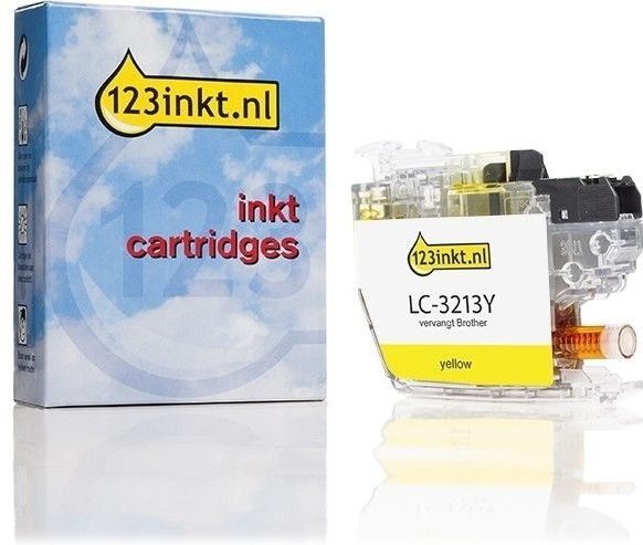 PrintAbout huismerk Inktcartridge LC-3213Y Geel Hoge capaciteit Geschikt voor Brother