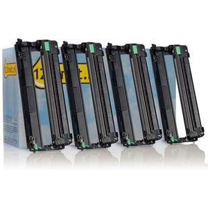 123inkt - DR-243CL - Drumset - Zwart/Cyaan/Magenta/Geel - Capaciteit 18.000 Afdrukken