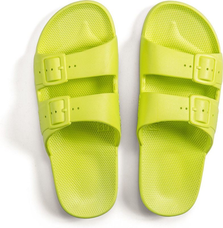 Freedom Moses Slippers Slides - Vegan - Alice - Geel
