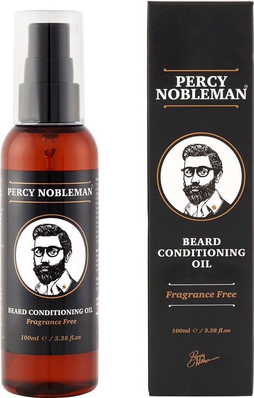 Percy Nobleman - Beard Conditioning Oil - Baardverzorging - 100 ml - Ongeparfumeerd
