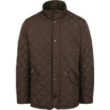 Quilted Jas Barbour Chelsea Olijfgroen - Maat 3XL - Heren - Gewatteerde jassen