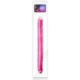 Geaderde Dubbele Dildo - Roze