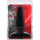 Klassieke Buttplug Hard Steel - Zwart