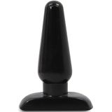 Klassieke Buttplug Hard Steel - Zwart