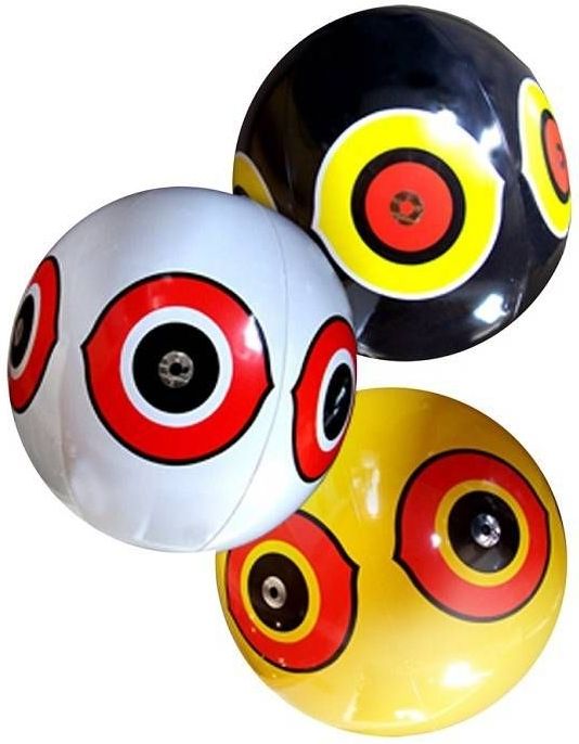 Ketrop Scare Eye ballon vogelverschrikker Zwart