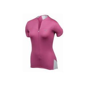 Pearl Izumi - Symphony - Fietsshirt - Roze - Korte Mouwen, Aangesloten Pasvorm