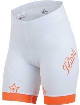 Pearl Izumi - ELITE LTD EU - Fietsbroek - Wit met Oranje - Z3 Zeem Kwaliteit
