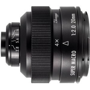Mitakon Zhongyi 20mm F/2.0 4.5X Super Macro - Compacte Macrolens - Voor Canon