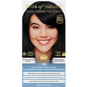 Tints Of Nature - 1N - Haarverf - Zwart - Vegan - Milieubewust