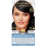 Tints Of Nature - 2N Natural Darkest Brown - Permanente Haarkleuring - Zeer Donkerbruin