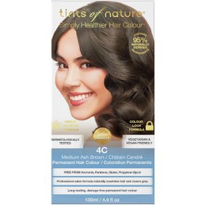 Tints of Nature - Medium Ash Brown - Permanente Haarkleuring - Enkele Verpakking