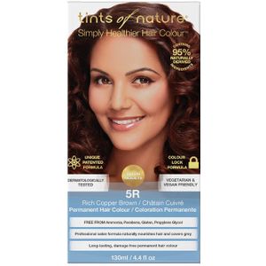 Tints Of Nature - 5R Rich Copper Brown - Permanente Haarkleuring - Koperbruin